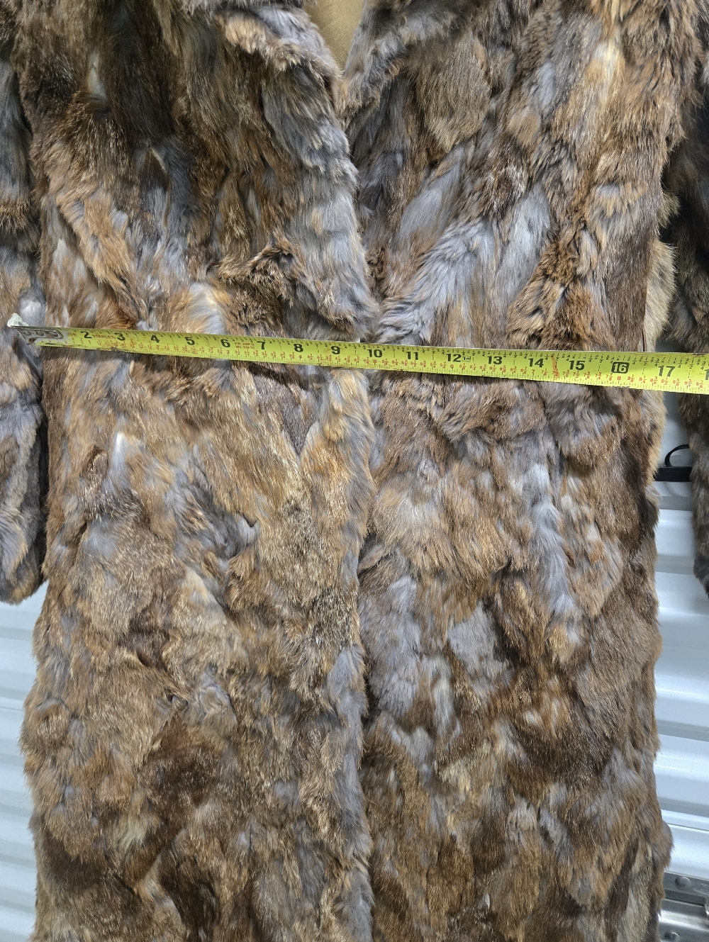 Dino Ricco Rabbit Fur Coat Size Large - Picture 16 of 16